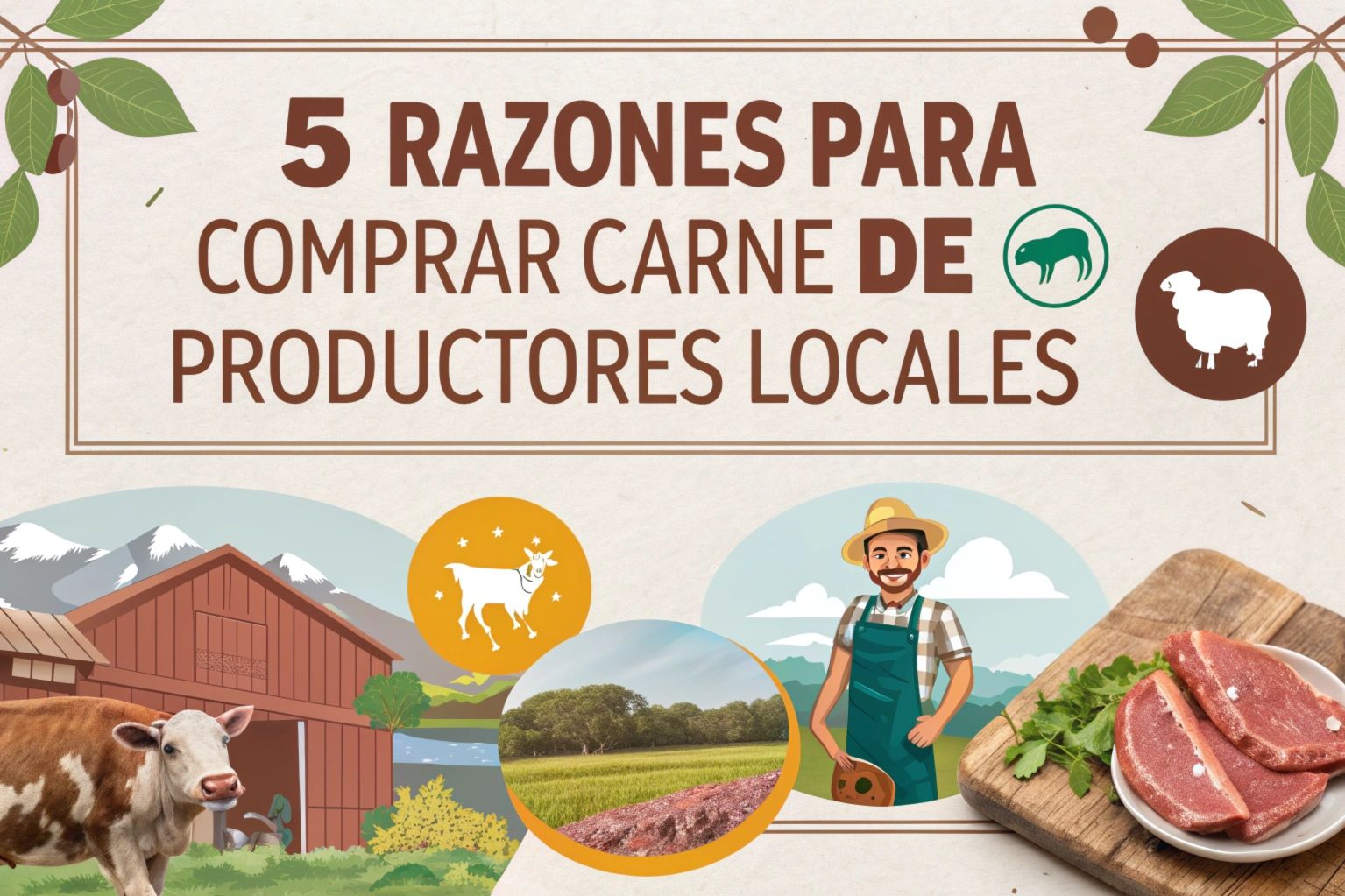 5 Razones para Comprar Carne de Productores Locales