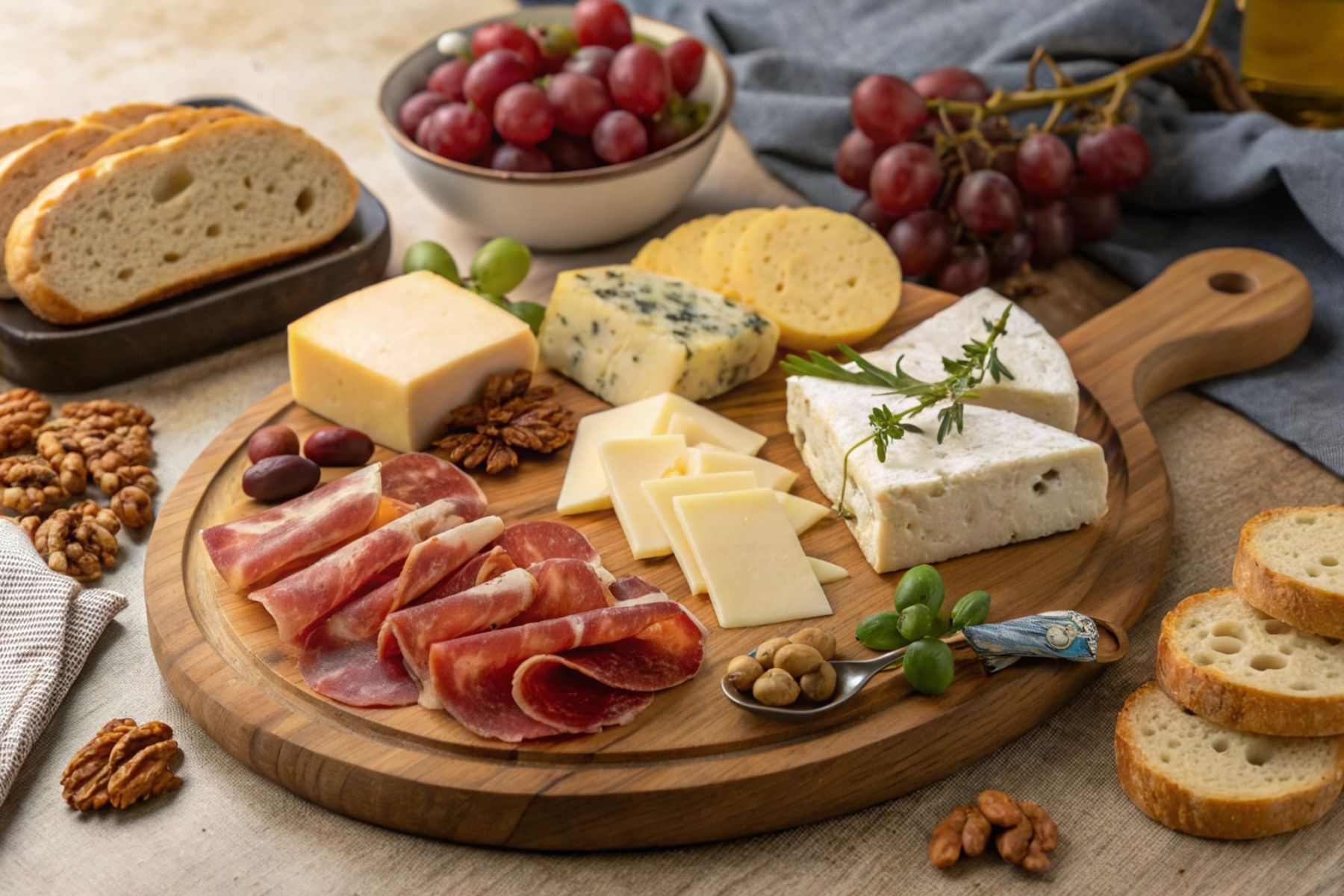 Los Mejores Embutidos para una Tabla de Quesos