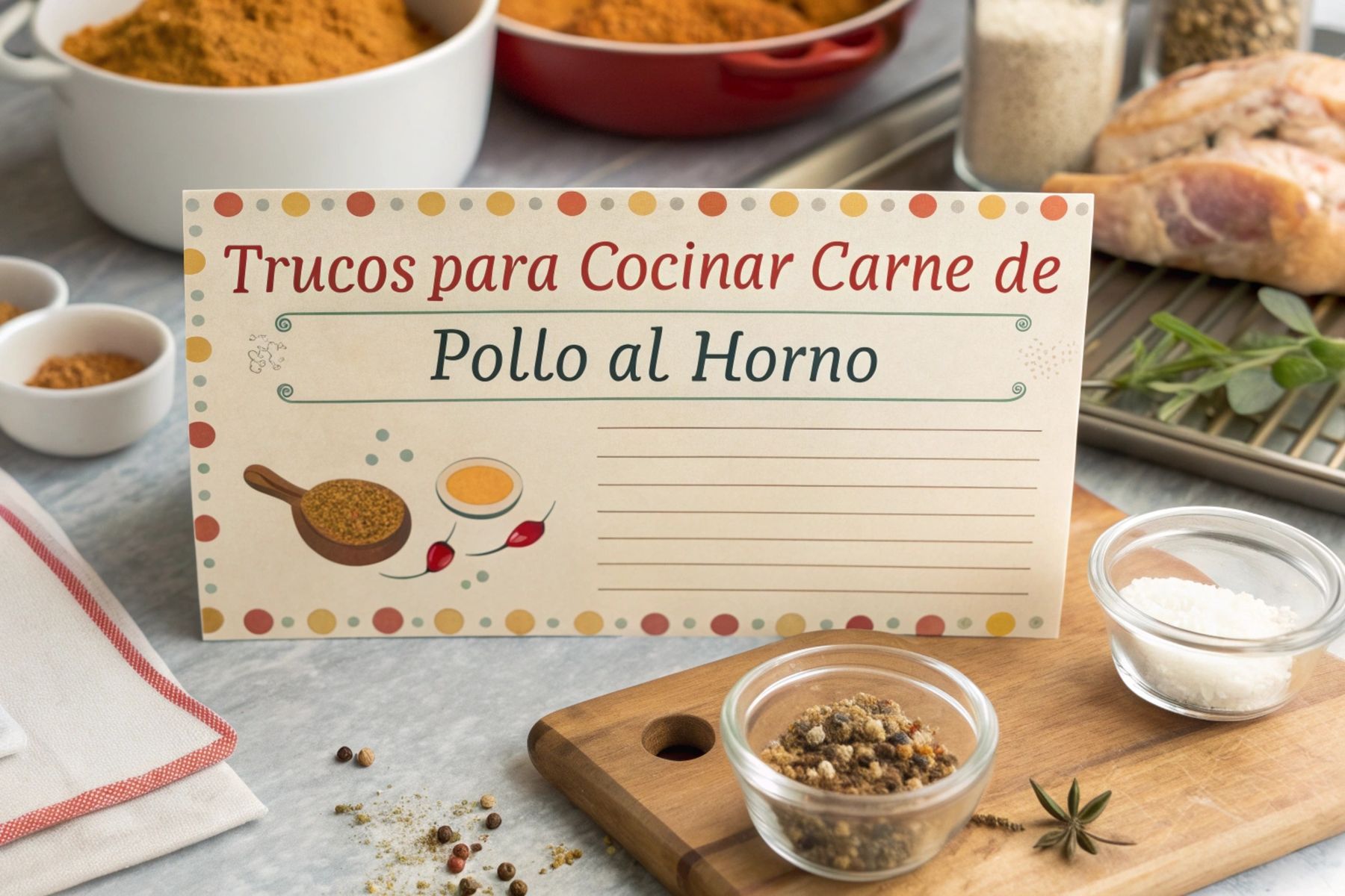 Trucos para Cocinar Carne de Pollo al Horno