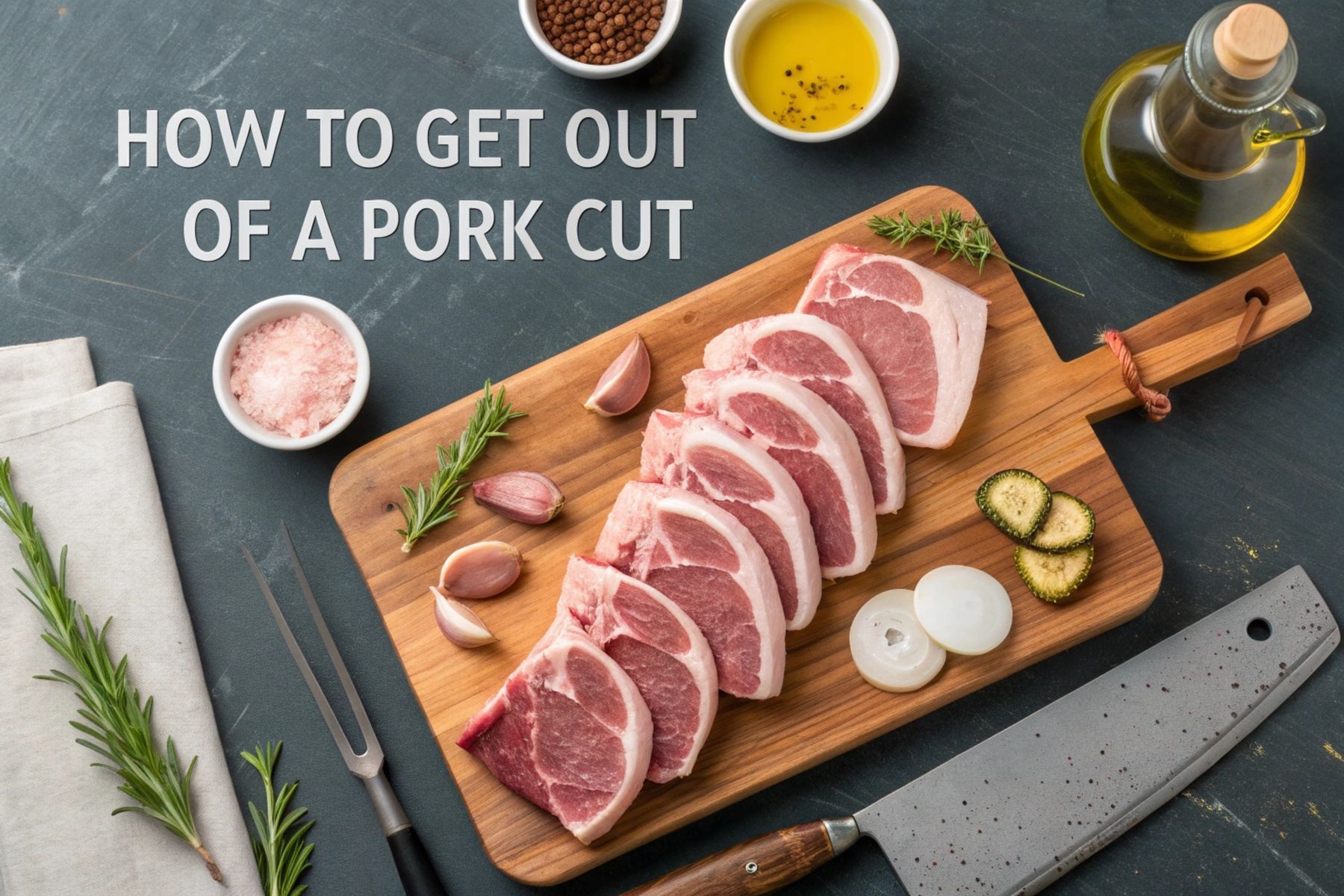 Cómo Sacar el Máximo Provecho a un Corte de Cerdo