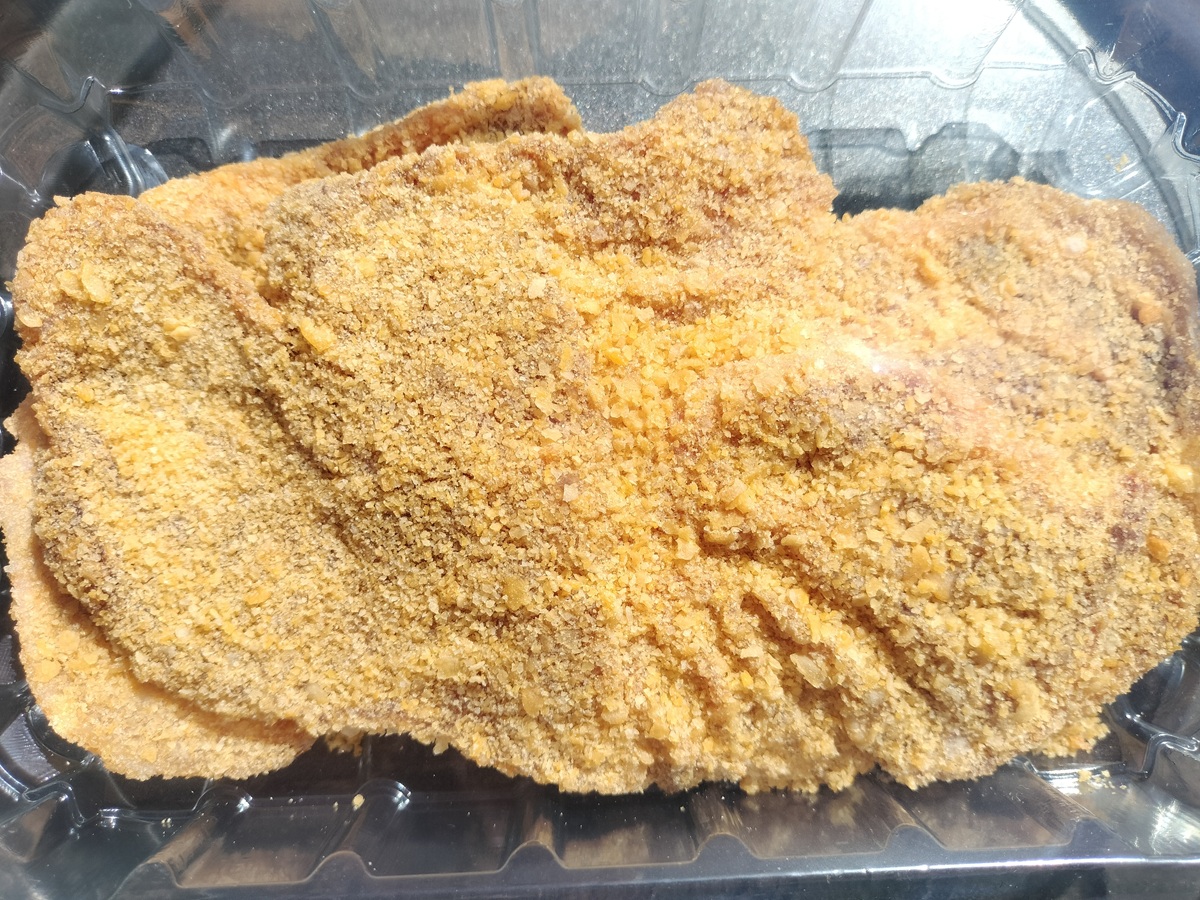 Pechuga de pollo rebozada