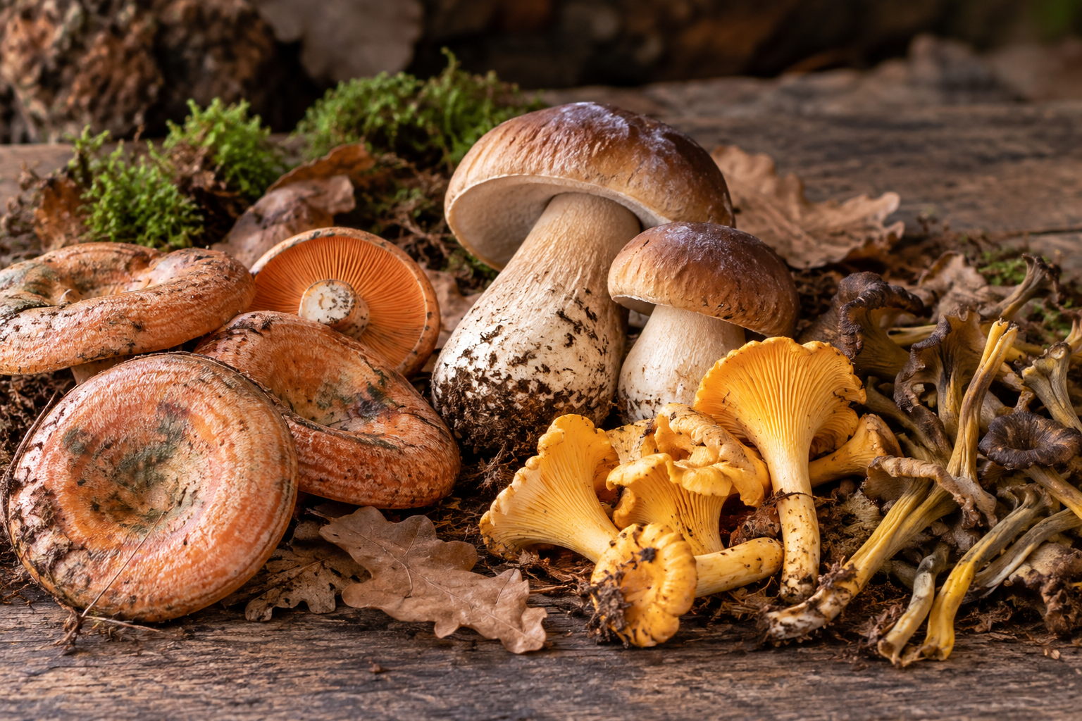 rovellons, ceps, rossinyols, camagrocs